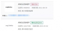 Angelababy不是一個女星！而是百余件商標(biāo)名稱！