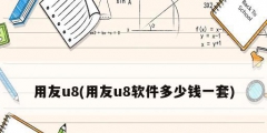 用友u8(用友u8軟件多少錢(qián)一套)